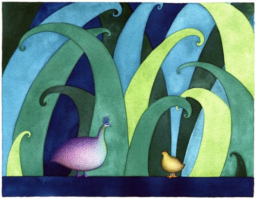 Poule et paonne_2017_WEB